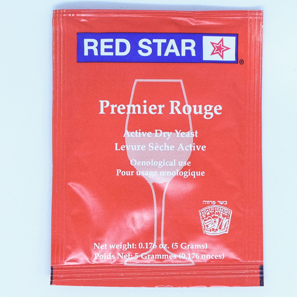Red Star Premier Rouge Dry Wine Yeast iBrew Singapore Homebrewing