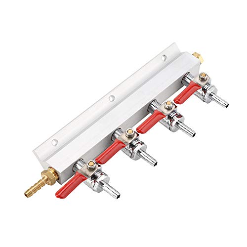 4 Way Gas Maniford with Check Valves iBrew Singapore Homebrewing