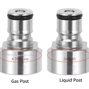 Cornelius Type Ball Lock Post 5/8 Gas