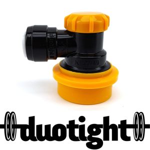 Duotight Ball Lock Disconnect – (Black + Yellow Liquid)