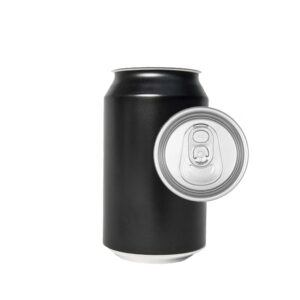 Black Aluminium Cans 330mL Wide Mouth